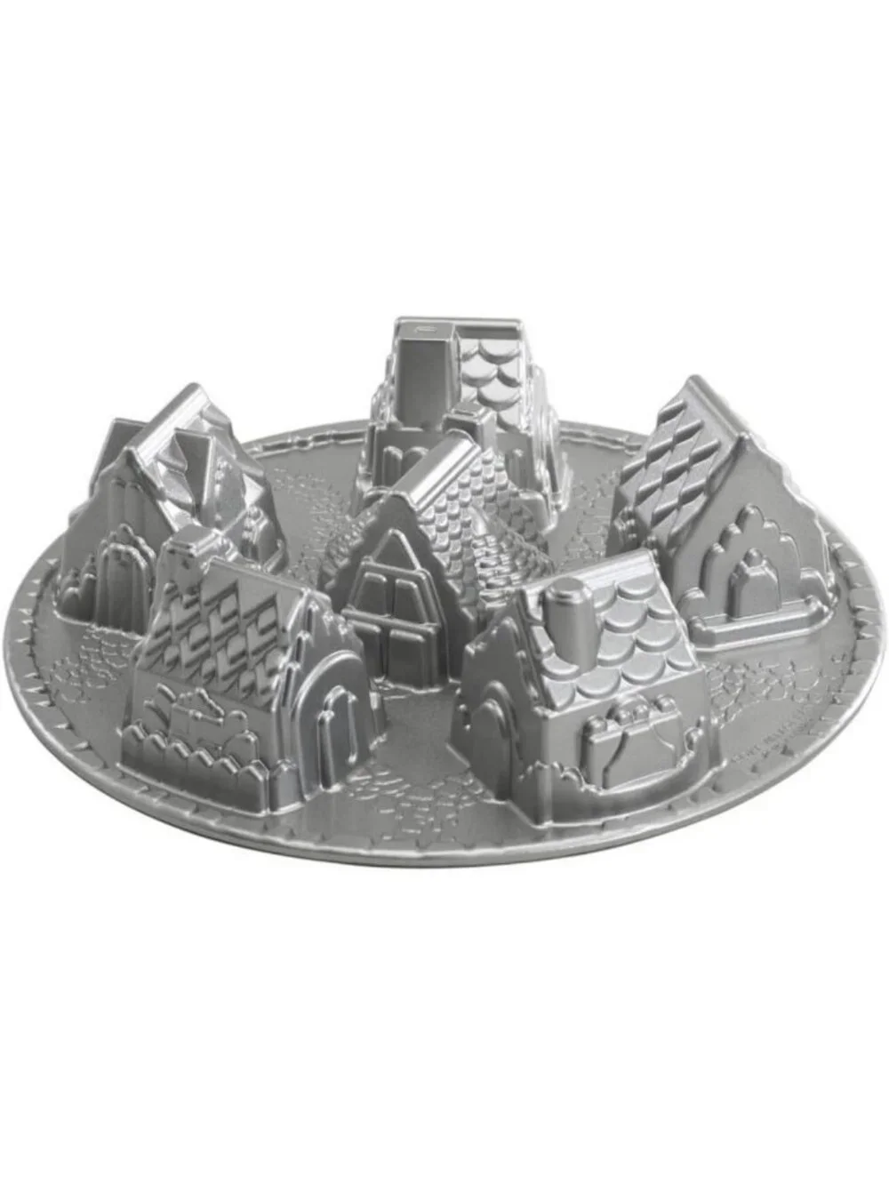 Cozy Village Gingerbread House Pan, 6 Cup Bakeware, Holiday Baking Essential
